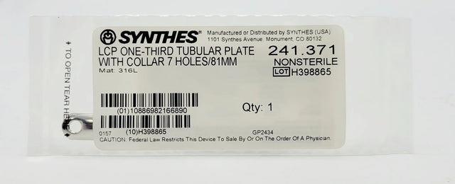 Synthes Gmbh, 241.371, EA, 10886982166890 Synthes Gmbh