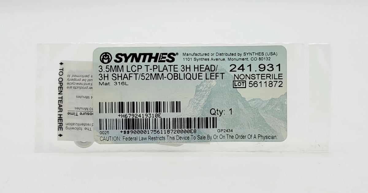 Synthes Gmbh, 241.931, EA, 10886982167743 Synthes Gmbh