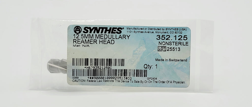 Synthes  352.125 12.5MM MEDULLARY REAMER HEAD