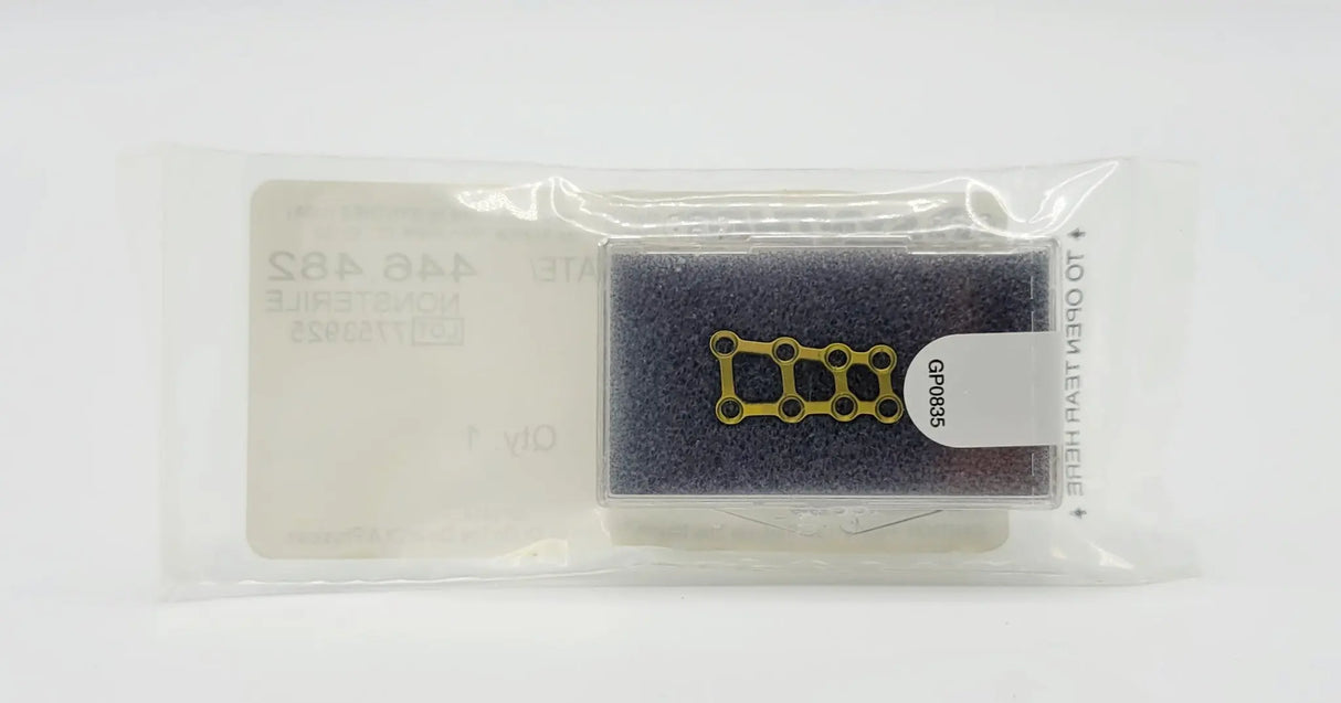 Synthes 446.482 1.5mm TI Extended H-Plate Right Synthes