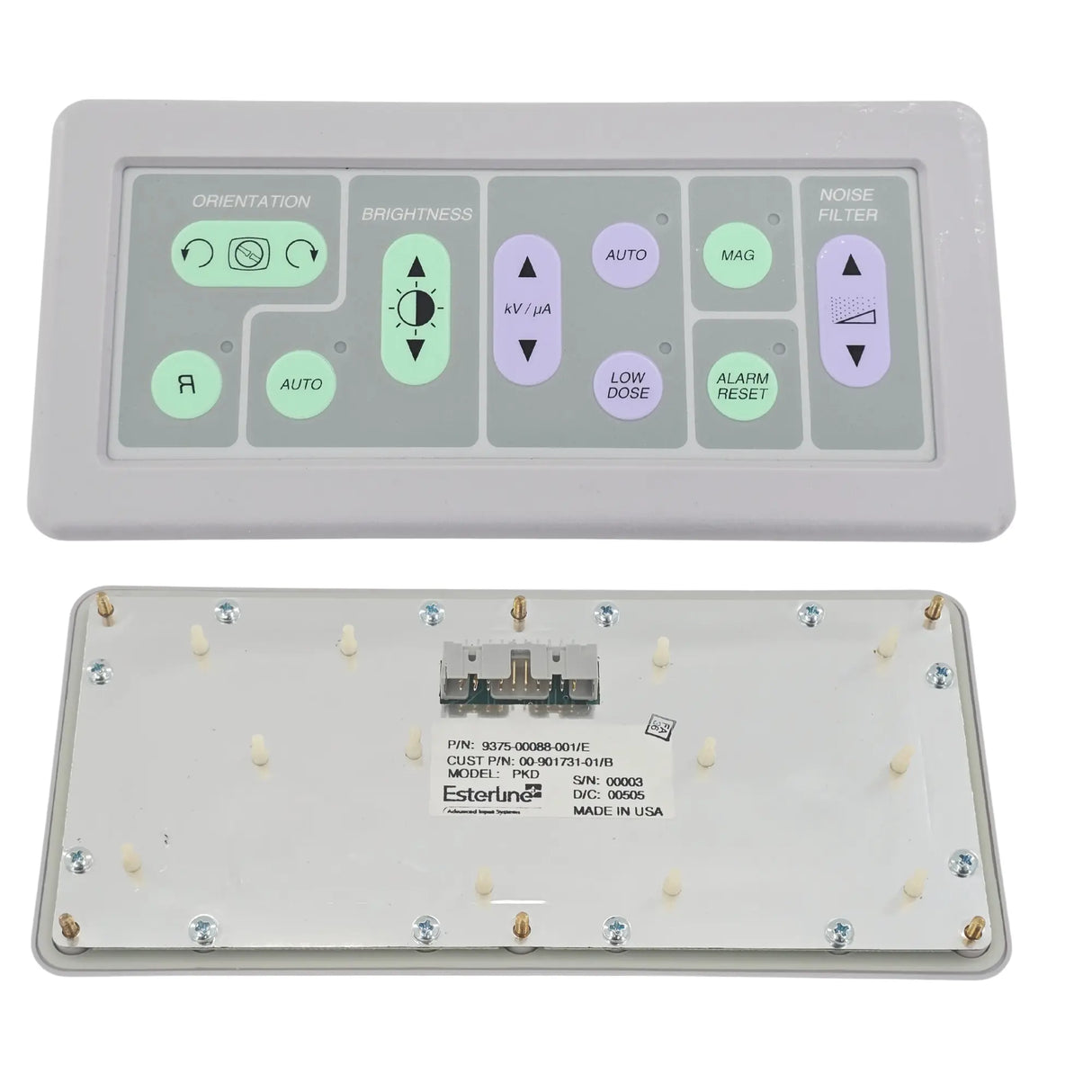 GE OEC Control Panel Keypad Assembly MiniView Used GE
