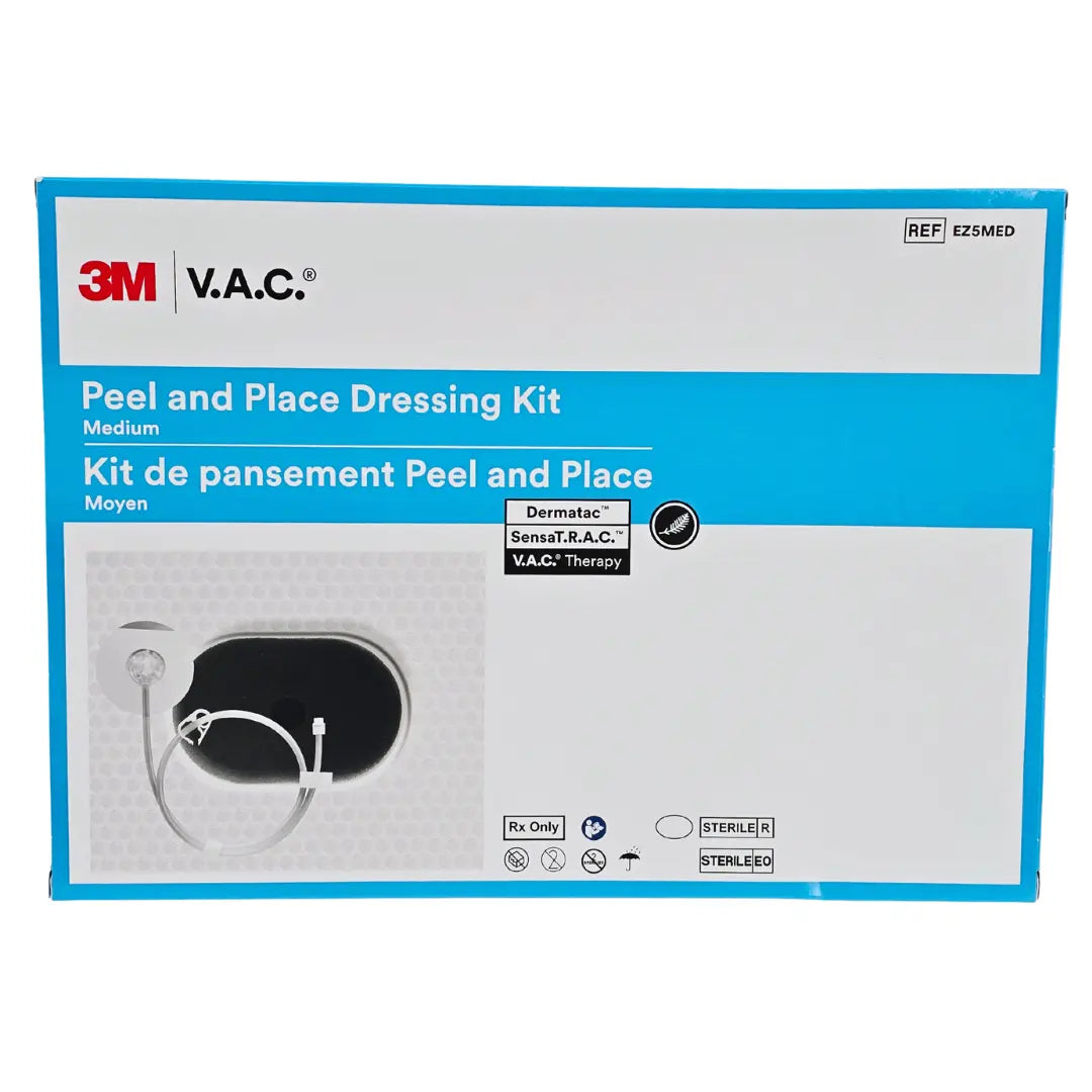 3M Solventum EZ5MED V.A.C. Peel and Place Dressing Kit Medium – Single Unit (Box of 1) 3M Solventum