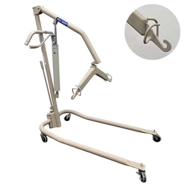Invacare 9805P Hydraulic Patient Lift 450 lb Weight Capacity Manual Hoyer Lift Invacare