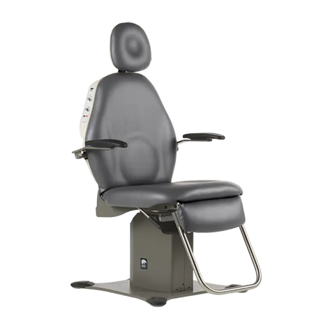 MTI 403 Exam Chair - Swivel Top, 100-240V, 21 in Seat, 550 lb Capacity (Product 403-002-80) MTI