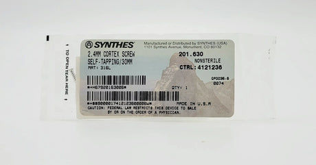 Synthes 201.630 2.4mm Cortex Screw Self-tapping/30mm Synthes