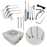 Arthrex Knee Meniscal Root 15 Piece Surgical Instrument Set w/ Pan & Lid Arthrex