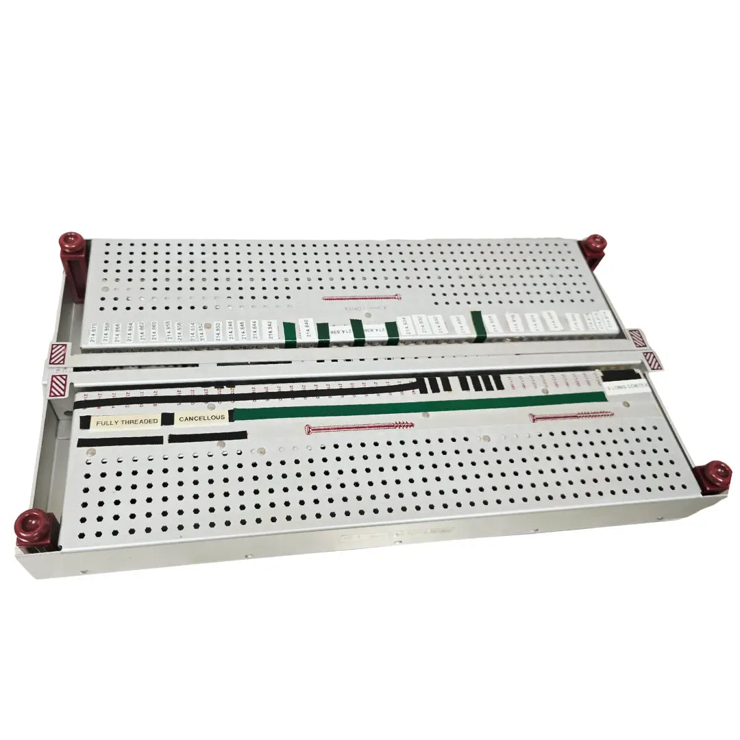 Synthes 4.5mm Cortex & 6.5mm Cancellous Bone Screw Set with Storage Rack Synthes