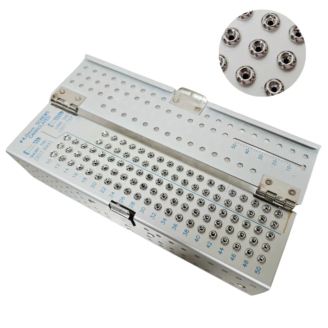 Synthes 4.0mm Cannulated Screw System Instrument & Implants Set Synthes