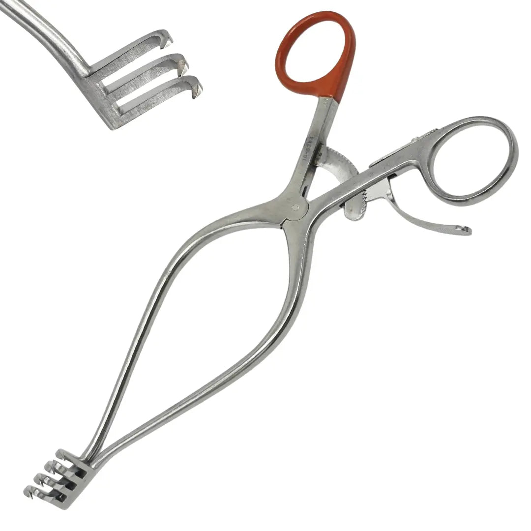 Pilling Weck 16-5354 Weitlaner Self-Retaining Retractor 3x4 Sharp Prongs 7-5/8" Pilling Weck