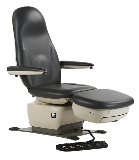 MTI 529 Podiatry & Wound Care Chair - Standard Base, 100-240V, 24 in Seat, 725 lb Capacity (Product 529-001-80) MTI