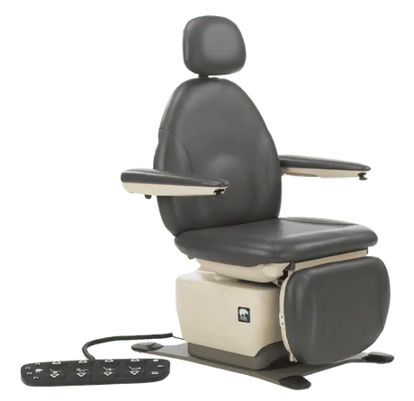 MTI 550 Podiatry & Wound Care Chair - Standard Base, 100-240V, 25 in Seat, 725 lb Capacity (Product 550-001-80) MTI