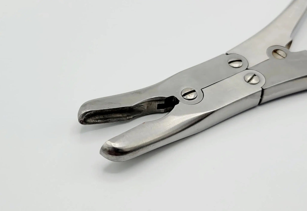V. Mueller AU6781 Ruskin Rongeur Forceps Double-Auction 6mm Jaw Curved 7-1/2" V. Mueller