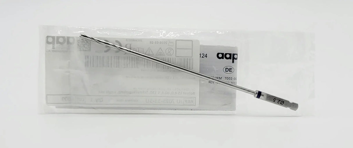 aap Implantate AG IU 7025-13-1U CS 4.0 2.5mm Twist Drill Quick Coupling 5" aap Implantante