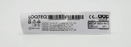 aap Implantate AG SP 3825-40-2 LOQTEQ Cancellous Screw 3.8, T15, L 40 aap Implantante