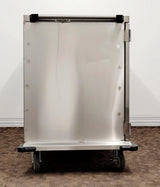 Lakeside Two Door Stainless Cabinet Case Cart 36" Width Wire Shelf Lakeside
