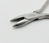 DePuy 2787-00 Flat Nose Pliers Stainless Steel 5mm Orthopedic 6"