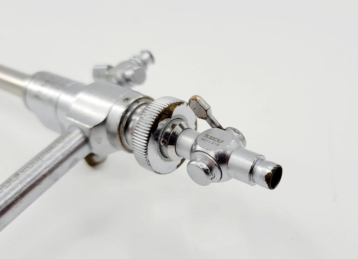 Richard Wolf 0 Degree 10mm Panoview Lumina SL Laparoscope 8912.431  w/ 8911.315 16" Richard Wolf