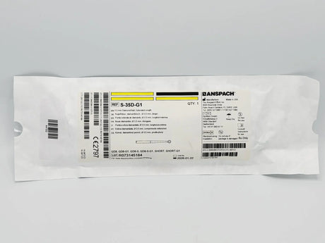 Synthes Anspach S-35D-G1 3.5mm Diamond Edge, Ball Working End, Extended Length Synthes