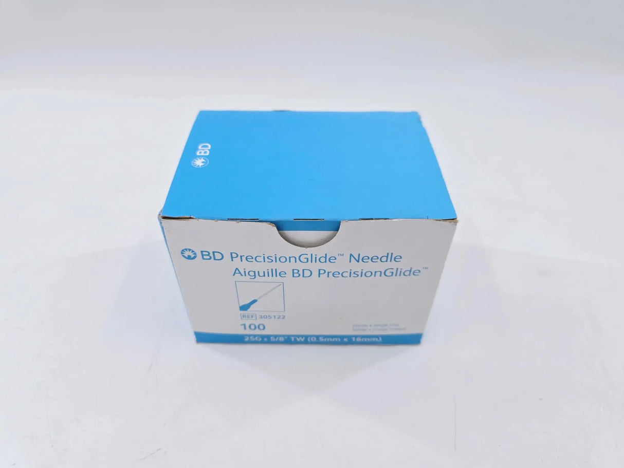 BD 305122 PrecisionGlide Needle 25G x 5/8" TW Box Of 100 BD