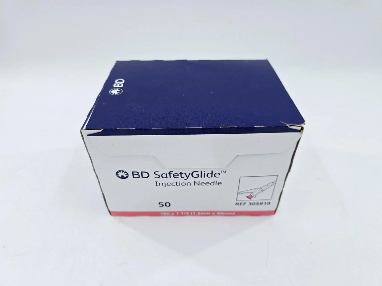 BD 305918 Injection Needle 18G x 1-1/2 RB Box of 50 BD