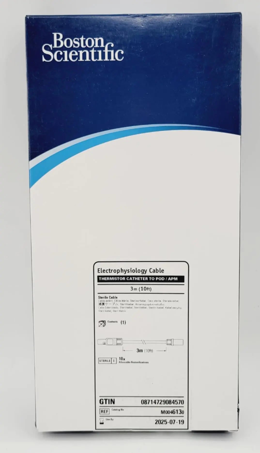 Boston Scientific M0046130 Electrophysiology Cable Thermistor APM Boston Scientific