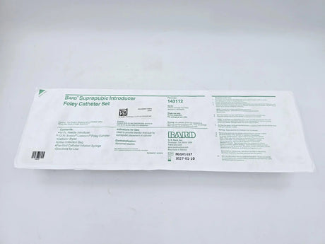 Bard 143112 Suprapubic Introducer / Foley Catheter Set Bard