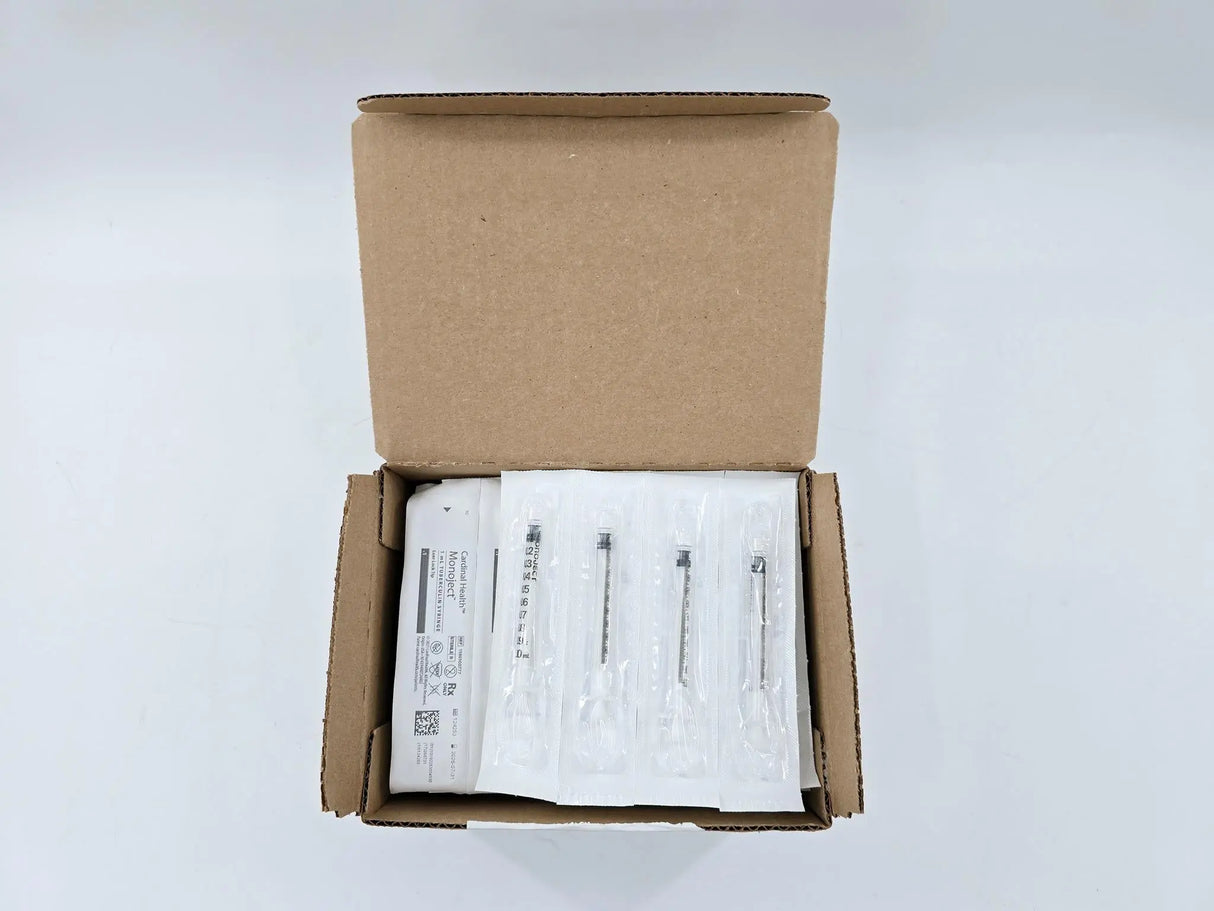 Cardinal Health 1180100777 Monoject 1mL Tuberculin Syringe Luer-Lock Box of 60 Cardinal Health