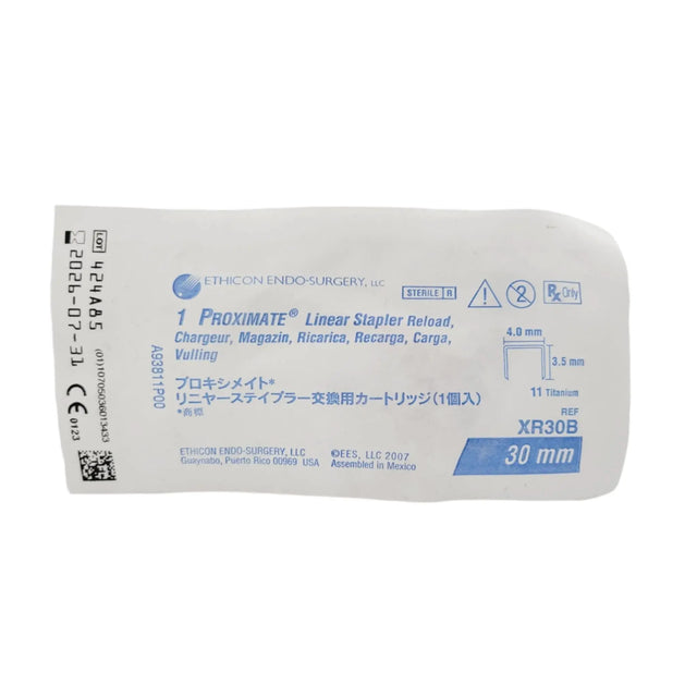 Ethicon XR30B 30mm Proximate Linear Stapler Reload Ethicon