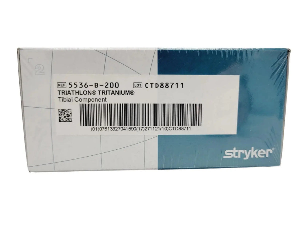 Stryker Orthopaedics 5536-B-200 Triathlon Tritanium Tibial Component Stryker