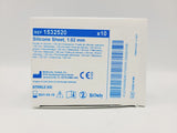 Medtronic 1532520 5x5cm Silicone Sheet 1.02mm Box Of 10 Medtronic