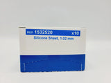Medtronic 1532520 5x5cm Silicone Sheet 1.02mm Box Of 10 Medtronic