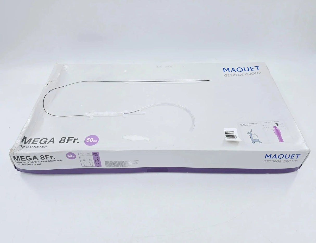 Maquet 0684-00-0296-01U Mega 8F IAB Catheter & Insertion Kit 50cc w/ Two Statlock Maquet