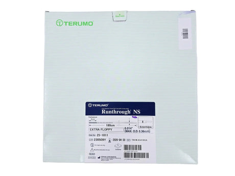 Terumo 25-1011 Runthrough NS Extra Floppy PTCA Guidewire 180cm Length .014" I.D. Box Of 5 Terumo Medical Corp.