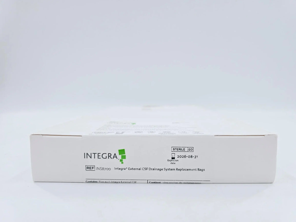 Integra Miltex INS8700 External CSF Drainage System Replacement Bags Box Of 5 Integra Miltex