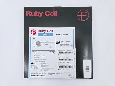 Penumbra RBY4C0202-B Ruby Coil Soft 2mm x 2cm .25" ID Minimum Microcatheter Penumbra