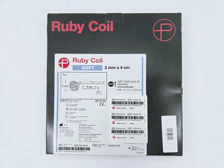 Penumbra RBY4C0204-B Ruby Coil Soft, 2mm X 4cm .025" ID Minimum Microcatheter Penumbra