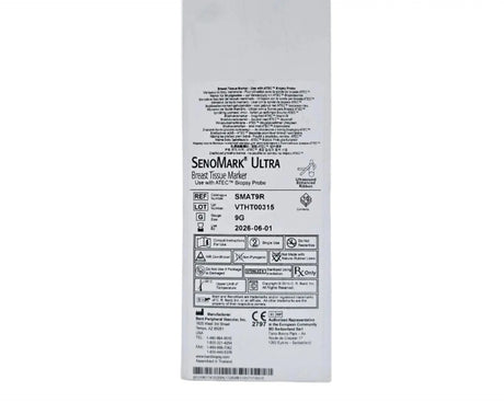 Bard SMAT9R Senomark 9G Ultra Breast Tissue Maker Box of 10 Bard