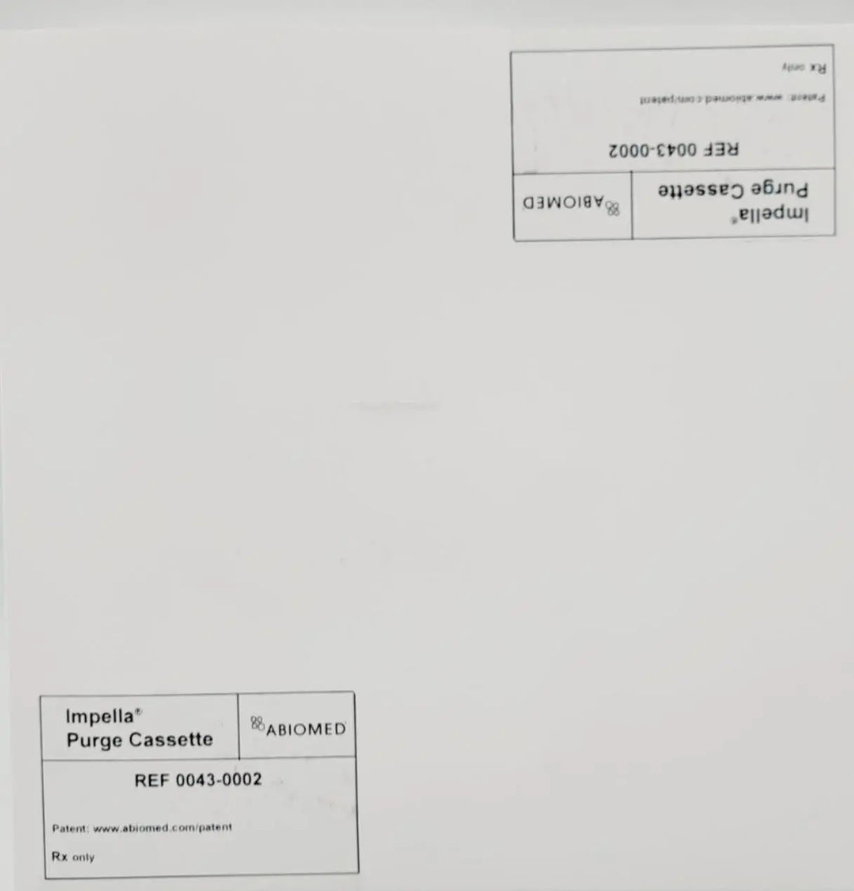 Abiomed 0043-0002 Purge Cassette for Impella 5.0 System Abiomed