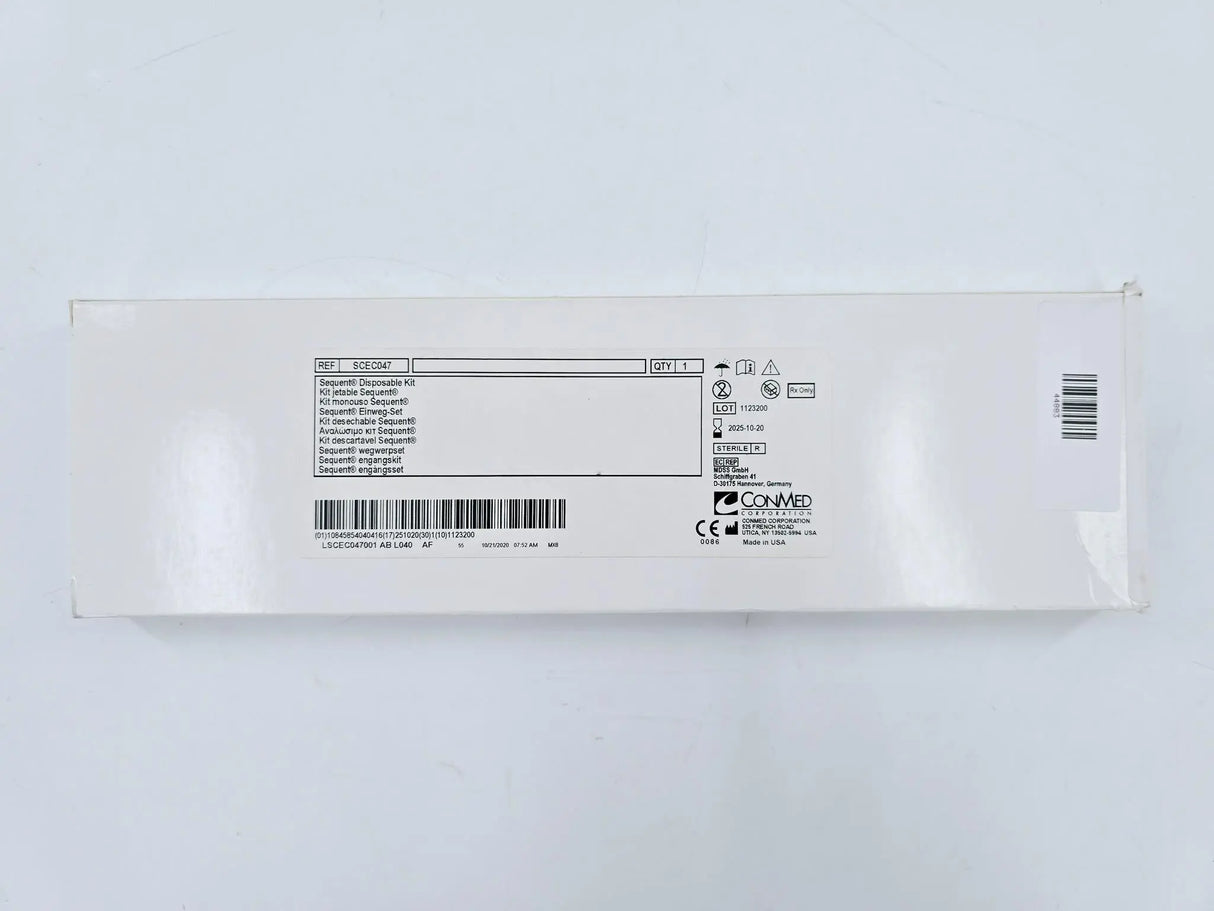 ConMed SCEC047 Sequent Disposable Kit ConMed