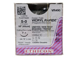 Ethicon VR490 5-0 Vicryl Rapide Undyed 1x18" P-1 Box Of 12 Ethicon