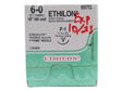 Ethicon 697G 6-0 Ethilon Black 1x18" P-1 Box Of 12 Ethicon