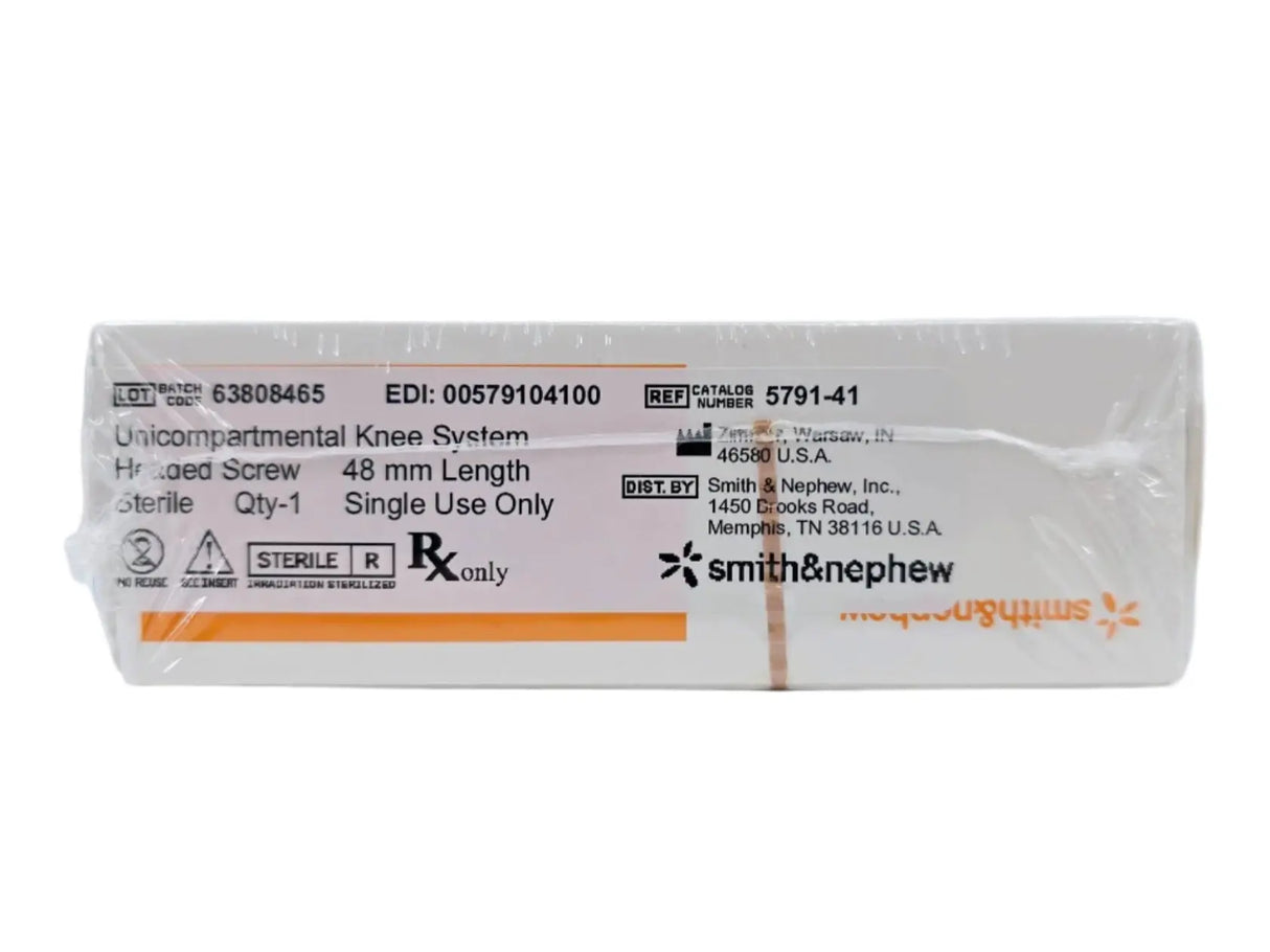 Smith & Nephew 5791-41 Unicompartamental Knee System Headed Screw 48mm Smith & Nephew, Inc.