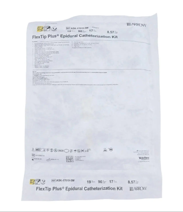 Arrow ASK-17019-SM FlexTip Plus Epidural Catheterization Kit Arrow