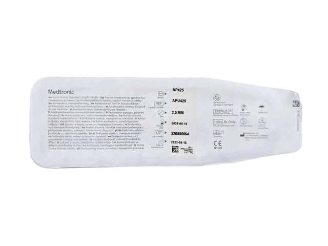 Medtronic APU425 Aortic Punch Standard Length Handle 2.5mm Medtronic