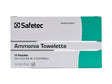 Safetec Ammonia Towelette 10/BX 10BX/CS Safetec