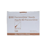 BD 305128 PrecisionGlide Safety Needle 30G x 1" BX/100 BD