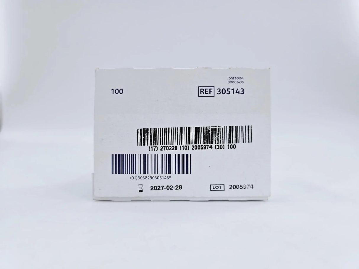 BD 305143 PrecisionGlide Safety Needle 23G x 3/4" BX/100 BD