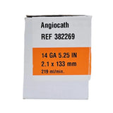 BD 382269 Angiocath I.V. Catheter for Special Placement 14G x 5-1/4" 10/BX BD