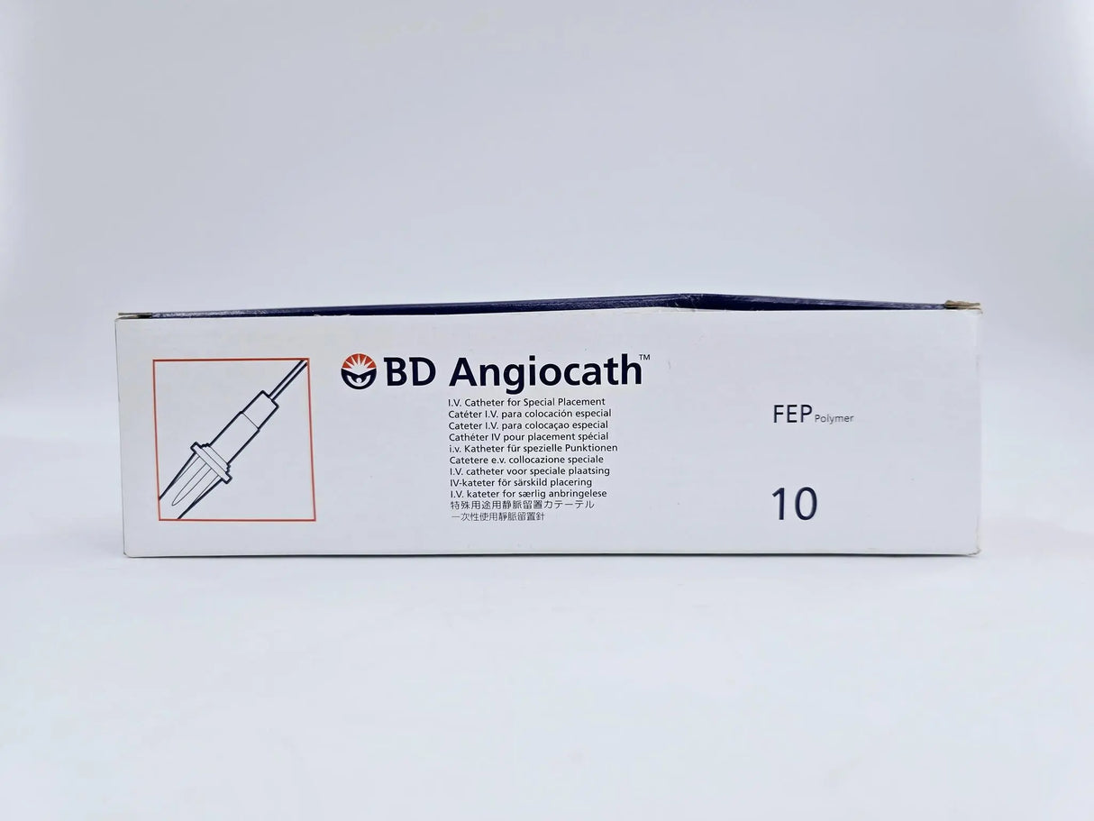 BD 382269 Angiocath I.V. Catheter for Special Placement 14G x 5-1/4" 10/BX BD