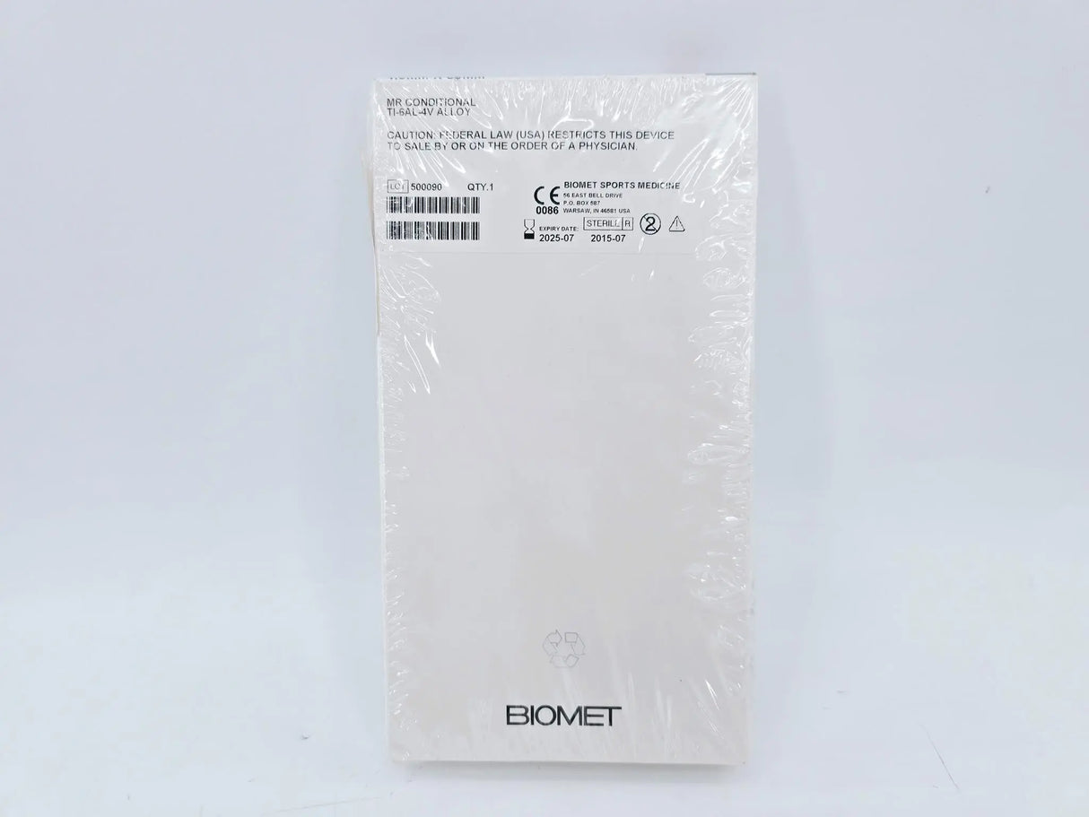 Biomet 908658 Washerloc Cortical Screw 4.5mm x 58mm Biomet